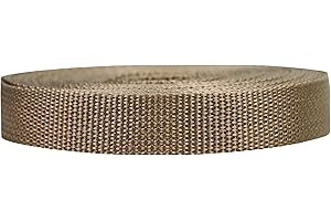 Strapworks Lightweight Polypropylene Webbing - Poly Strapping for Outdoor DIY Gear Repair, Pet Collars, Crafts – 3/4 Inch by 10, 25, or 50 Yards, Over 20 Colors