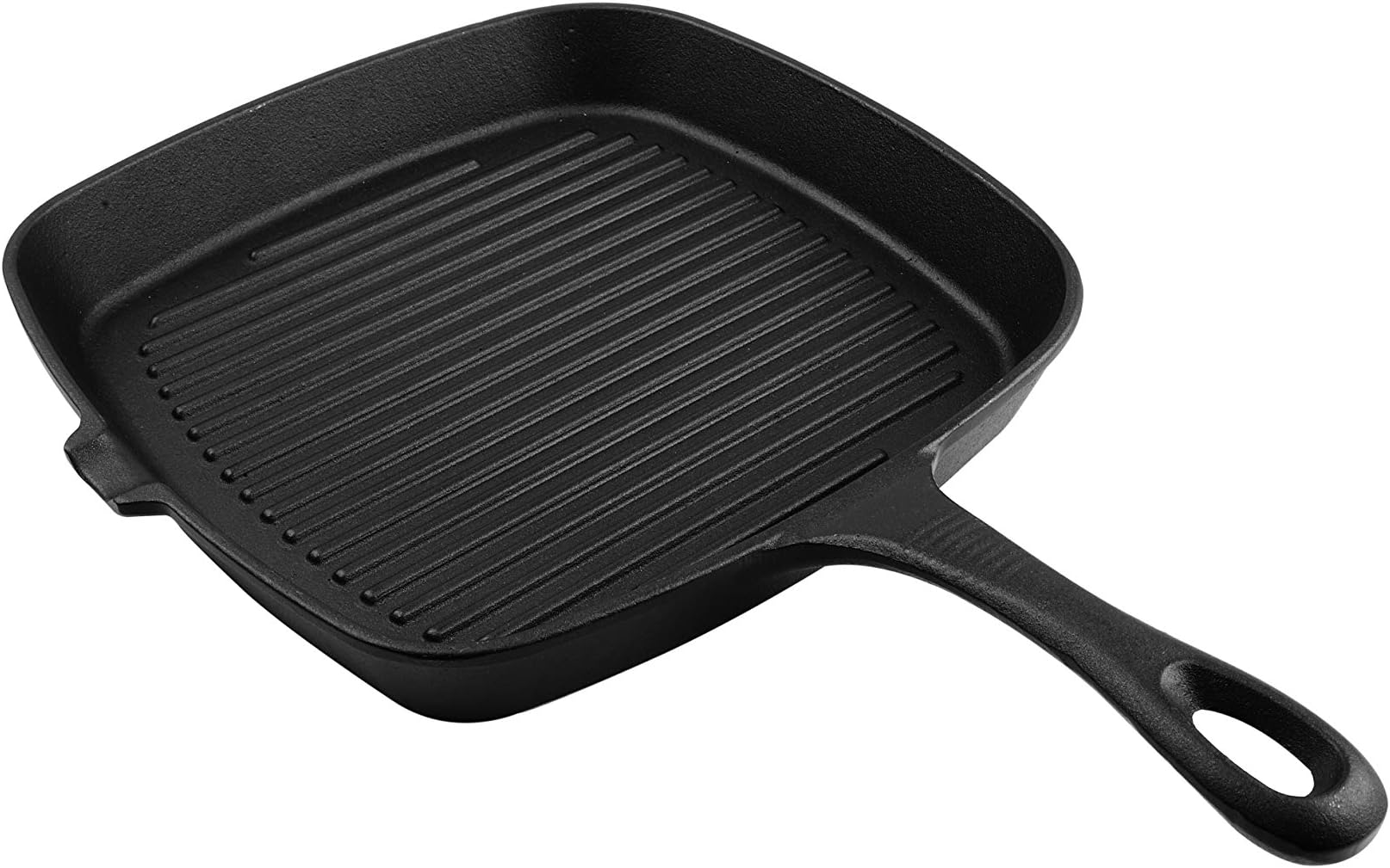 Alpha Global Induction Base Cast Iron Grill Pan, Black, 1 Piece