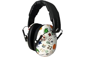 BANZ Kidz Earmuffs 2 Years & Older – Loud Noise Cancelling Kids Headphones & Toddler Ear Muffs, Size Adjustable