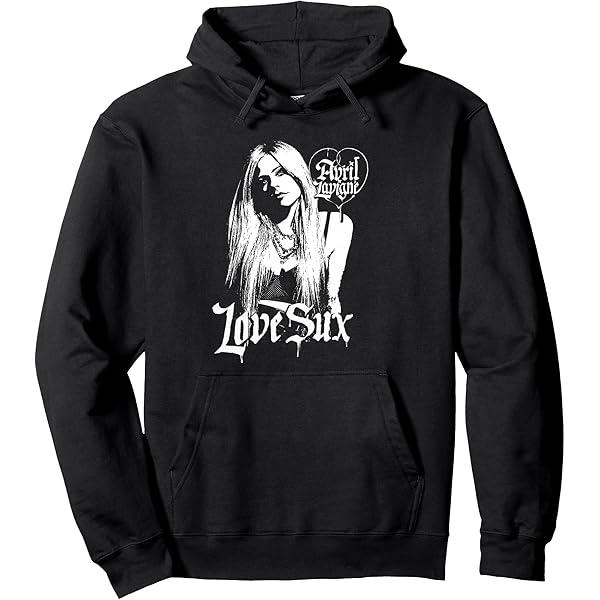 Amazon.com: Official Avril Lavigne Let Go Pullover Hoodie