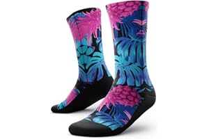 Outway Novelty Crew Socks for Men & Women, Breathable Comfort, Moisture-Wicking Athletic Calf Sock with Arch Support