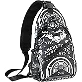Vintage Elephant Sling Backpack Unisex Crossbody Chest Bag Shoulder Chest Bag For Women Men Hiking Travel