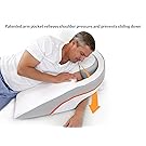 MedCline Advanced Positioning Wedge | Size Medium for Heights 5'5" to 5'10" | Max Weight 225 lbs. | No Slide Anti-Acid Reflux/GERD Wedge Pillow for Benefits of Side Sleeping with Incline