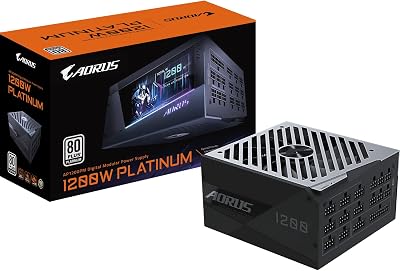 Gigabyte AORUS AP1200PM 1000W 80 PLUS Platinum Fully Modular ATX PSU LCD