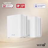 ASUS ZenWiFi BD4 Dual Band WiFi 7 Mesh 3600 Mbps 2 Pack 2.5G Ports view 2