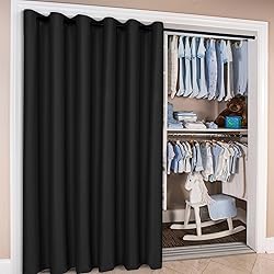 Hiasan Room Divider Blackout Curtains,Extra Wide