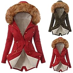 Womens Tops Winter Coat Womens Warm Sweater Hooded