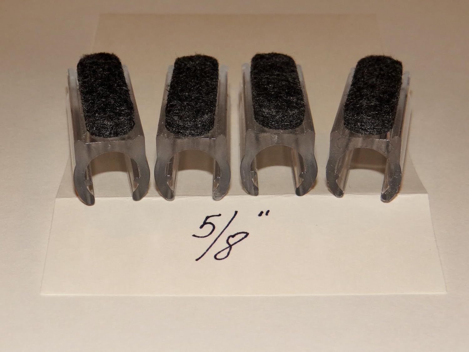 5/8" Replacement Sled Felt Base Glides with Felt for Metal Rail Chair