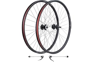 BALINGE 29 Inch Cycling Wheelset Moutain Bike Wheelset, Front+Rear Wheels with Bearing Hubs for DISC Brake Suits for 7/8/9/10 Speeds Threaded Freewheel