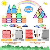 Coodoo Magnetic Tiles Starter Set 36 Pieces Classroom Toys 3+ Rainbow view 3