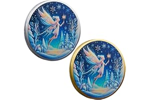 XONHYICN Tooth Fairy Magic Milk Teeth Collection Gold and Silver Coins Children's Teething Period Commemorative Coin Gift Box Collection Reward Gift Box Overcome The Fear of Losing Teeth Magic(2PCS)