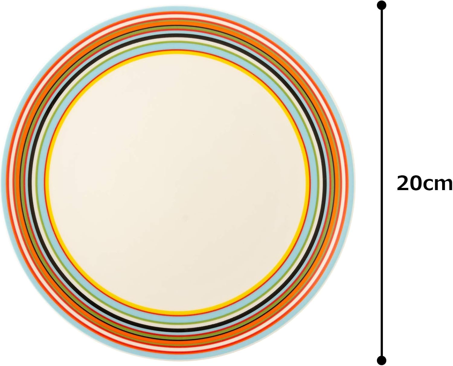 オリゴ プレート オレンジ 20cm