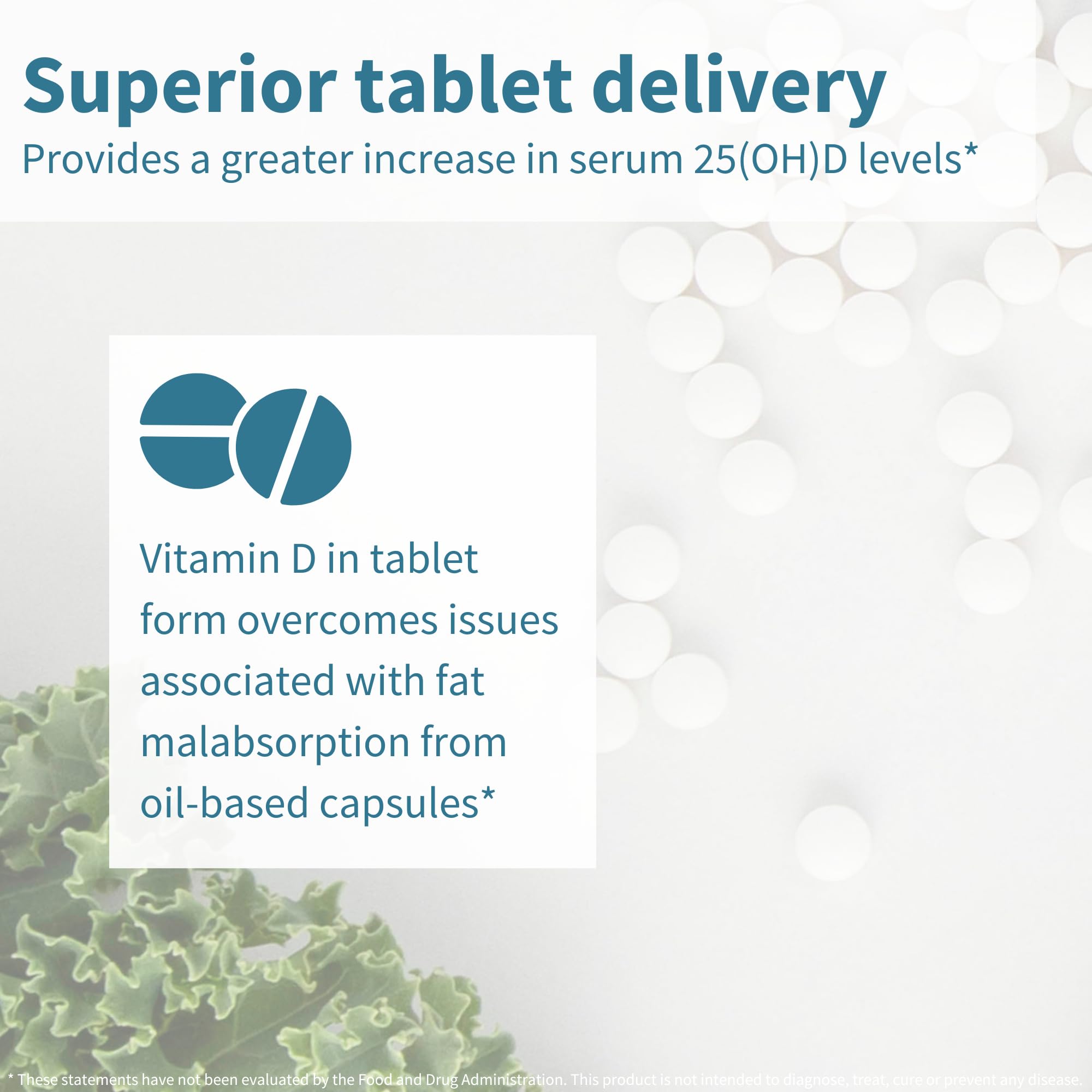 Daily Vitamin D3 2000iu, 50 mcg, Clean Label, 365 Small Tablets, 1-Year Supply, Vegetarian Cholecalciferol Vitamin D Supplement, Pure and Essential by Igennus