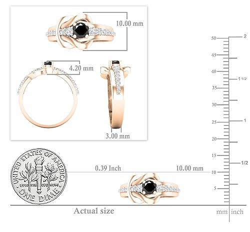 Dazzlingrock Collection 4 mm 各ラウンドラボ人工宝石 レディース テニスブレスレット スターリングシ