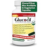 Glucocil – Vegetarian Capsules - Premium Blood Sugar Support - Supports The 3 Essentials for Healthy Blood Sugar - with Berberine, Proprietary Mulberry Leaf, and More