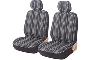 AUTOYOUTH Universal Auto Baja Saddle Blanket Bucket Seat Cover Weave Aztec Tribal Ethnic Navajo Print Stripe Car Seat Accesso