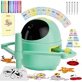 BESTECCT Drawing Robot for Kids, Montessori Painting Learning Smart Drawing Robot Toy with 150 Learning Cards, Voice Guided Step-by-Step Drawing, STEM Art Gift for Boys &amp; Girls Ages 3+