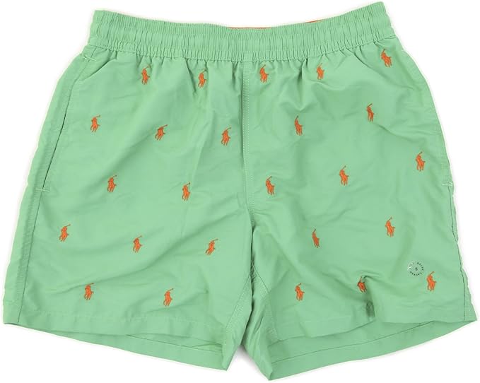 Amazon ポロ ラルフローレン Polo Ralph Lauren メンズ トランクス型 スイムショーツ 水着 マルチ ポニー グリーン 並行輸入品 水着 通販