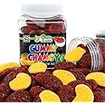 Dry Chamoy Coated Mango Gummies | 9oz Jar | PREMIUM | Mess Free | Authentic Bold Mexican Flavors | Artisan Made, Fresh & Delicious|