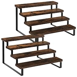 YINMIT Wood Display Riser Stand, Set of 2 Wooden