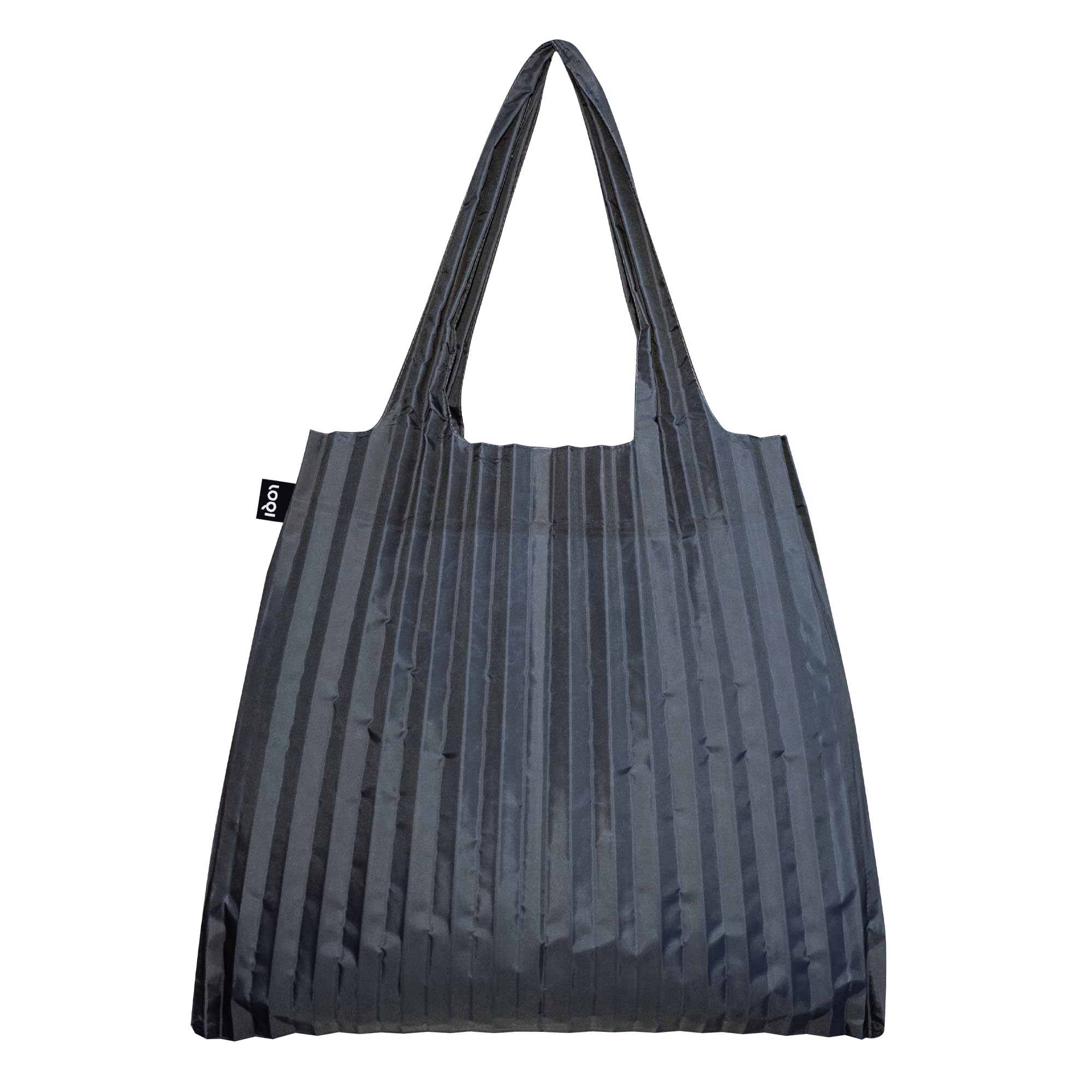 LOQI Pleated Bag - Charcoal