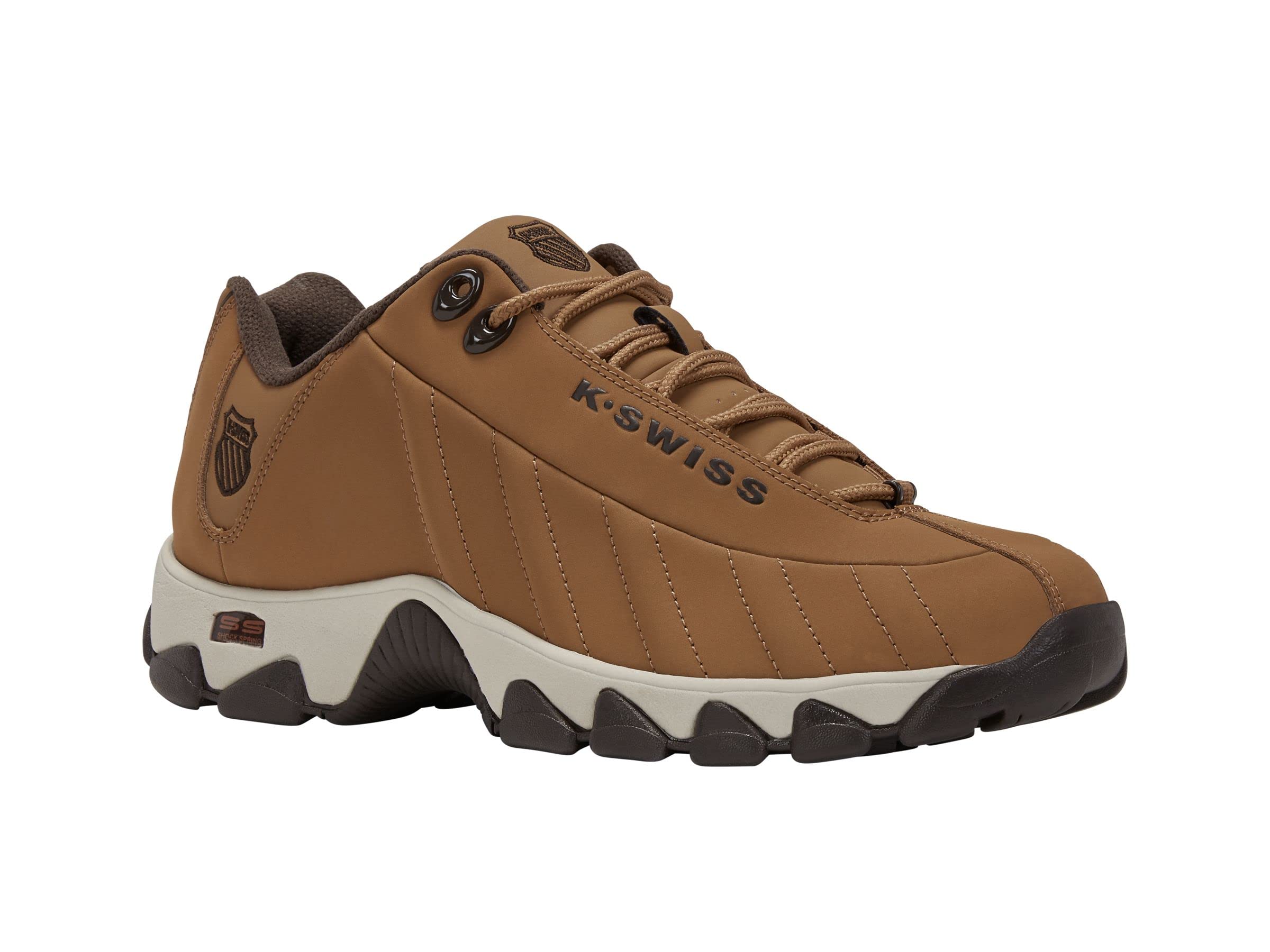 K-Swiss Men's ST329 CMF Sneaker, Brown Sugar/Pumice Stone/Java, 11.5 XW Image