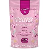 Vitatú | Myo Inositol (4g) & D-Chiro Inositol (1g) Ideal Mix 40:1 | Duration 45 Days | with Folic Acid + Vitamin D3 + Zinc, Powdered Dietary Supplement for Women (225 g)