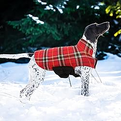 Kuoser Warm Dog Coat, Waterproof Dog Jacket for