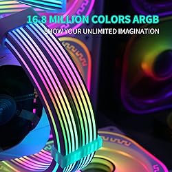 Sirlyr 8 Pin RGB GPU Cable,2 x 8Pin (6+2) PCIE RGB