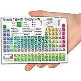 2 A5-Size Periodic Table Of Elements Chart For High School &amp; College | Includes Chemical Equations, Chemistry Reference, Quick-Reference Charts