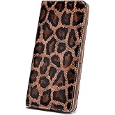 BECEERE Ultra Slim Thin Leather Women Wallet Rfid Blocking Credit Card Holder Bifold Clutch (Leopard)