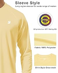 Roadbox Mens UPF 50+ Long Sleeve SPF Diving Rash