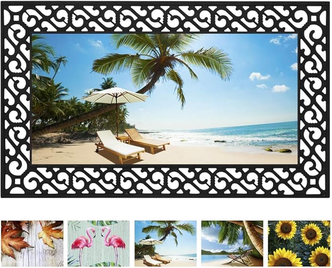 Beach Theme Entry Door Mat Decorative Floor Mat Indoor