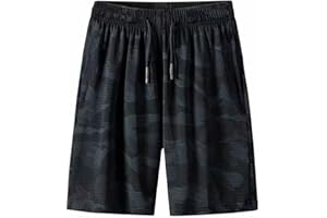 Mens Swim Trunks Big and Tall Swim Trunks for Men, Board Shorts Mens Pockets 10" Inseam Bathing Suit Sun Shirt Men