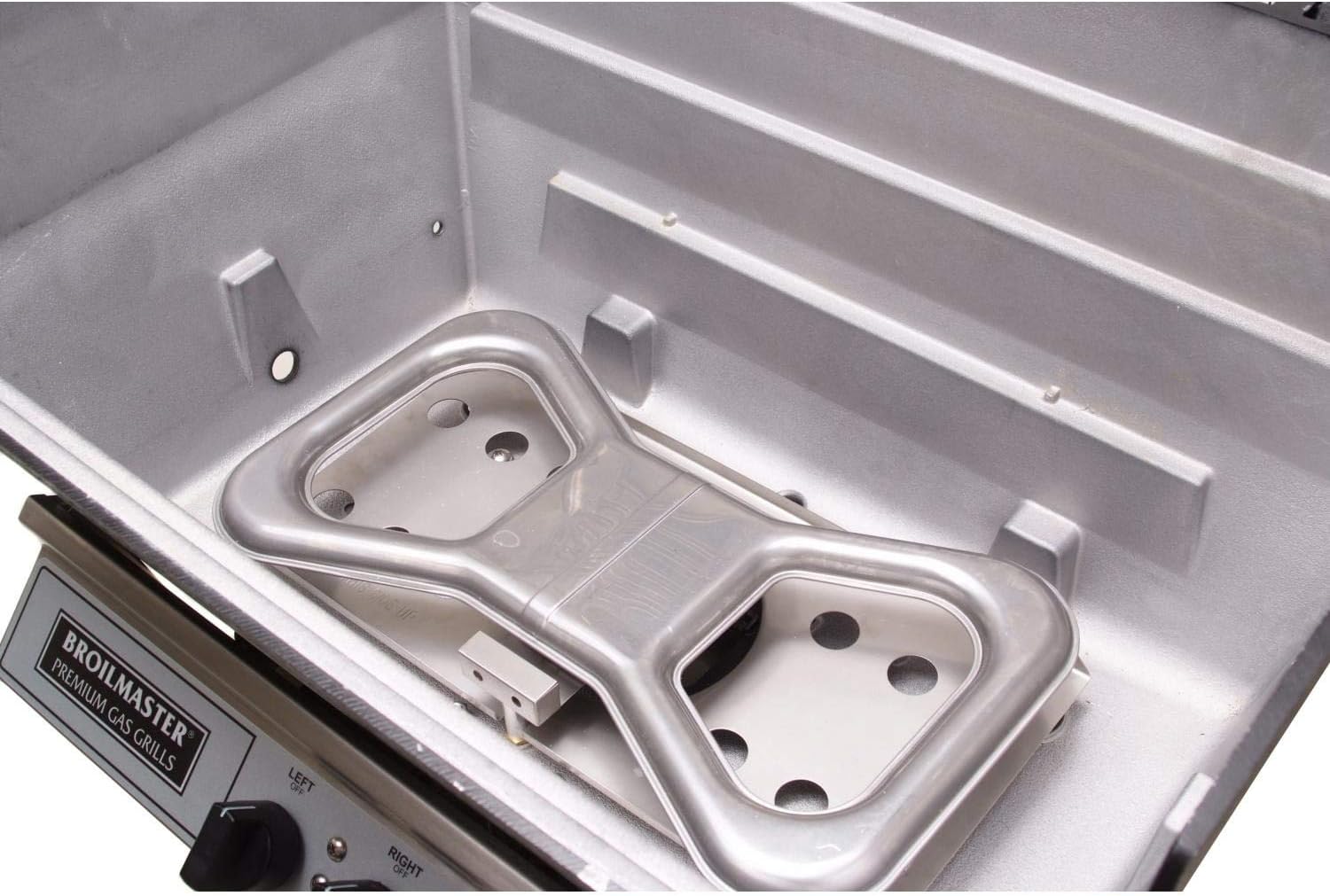 review Broilmaster P3-SX Super Premium Propane Gas Grill On Stainless Steel Cart