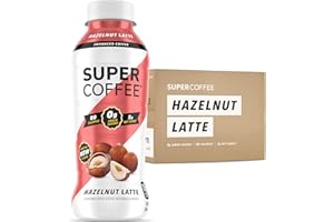 KITU SUPER COFFEE, Keto Protein Coffee (0g Added Sugar, 10g Protein, 70 Calories) [Hazelnut] 12 Fl Oz, 12 Pack | Iced Smart Coffee Drinks