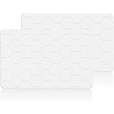 THMINS 2 Pack Extra Large Stone Bath Mat, 32''x20'' Non-Slip Diatomaceous Earth Stone Bath Mat, Super Absorbent Quick Drying for Bathroom/Kitchen, Easy to Clean