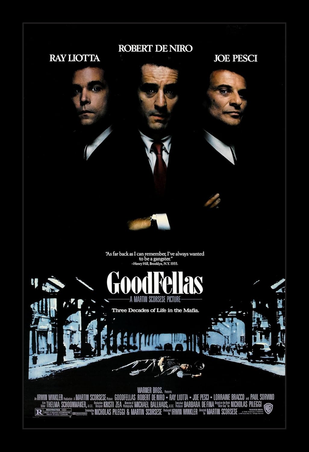 Goodfellas - 11x17 Framed Movie Poster by Wallspace