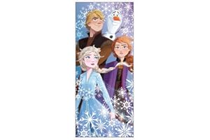 Unique Plastic Frozen Door Poster, 5ft X 2.25ft, 5' X 2.25'