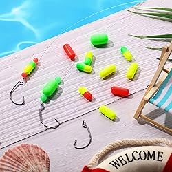 Skylety 100 Pieces Pompano Rig Floats Surf Fishing