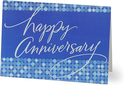 Amazon Com Hallmark Business Work Anniversary Card Marquee