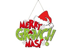 AYMOLAS Christmas Decorations Door Sign, Xmas Decorations Wooden Hanging Sign Christmas Home Decor Seasonal Winter Holiday Funny Indoor Outdoor Party Decor