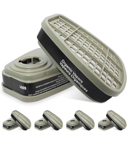 6001 Gasfilterkartusche Wiederverwendbar - Für 6800 7502 6200 Atemschutzmasken