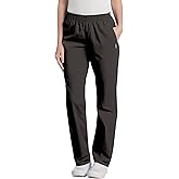 Landau Essentials Relaxed Fit 2-Pocket Elastic Scrub Pants for Women 8327