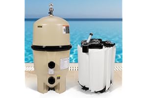 Ytrica FNSP36-EC Pool Filter, 180007 Fit for Pentair FNS Plus Pool and Spa D.E. Filter | 36 Sq.Ft. 72GPM, Replace for EC-180007 Pentair Filter Assembly with Grid Cartridge & Gauges