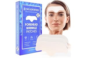 SILKDERMIS Forehead Wrinkle Patches: Anti Wrinkle Patches-Repair Winkle Remover and Treatment with Aloe Collagen and Vitamin E 12pcs