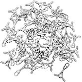 Honbay 60PCS Alloy Ball Sports Charms Pendant for Field Hockey, Hockey Stick and Ball for Earrings, Bracelet, Necklace Jewelry Making