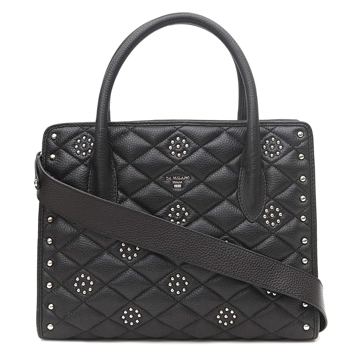 Buy Da Milano Black Satchel Bag at Amazon.in