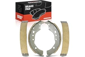 A-Premium Rear Ceramic Drum Brake Shoes Set Compatible with Select Toyota & Scion Models - Corolla 2009-2019, Prius C 2012-20