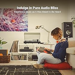 Fosi Audio Box X2 Phono Preamp, Mini Stereo Audio